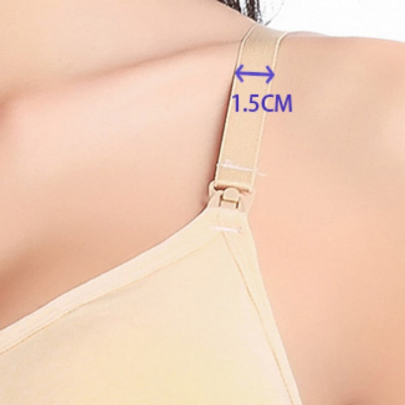 nursong sports bra with wide 0.6 inch strap