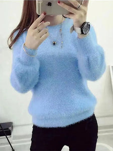 royal blue fuzy sweater