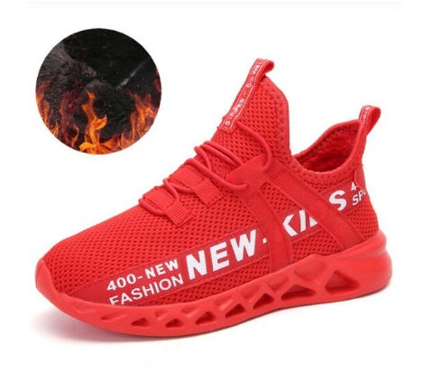 Warm Lightweight Breathable Kids Sport Shoes