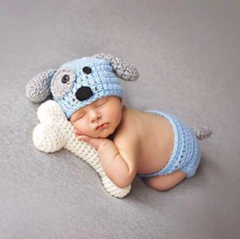 Newborn Photography Props Cute Animal Sets, 3 Pcs