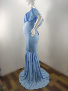 sleeveless maternity dress