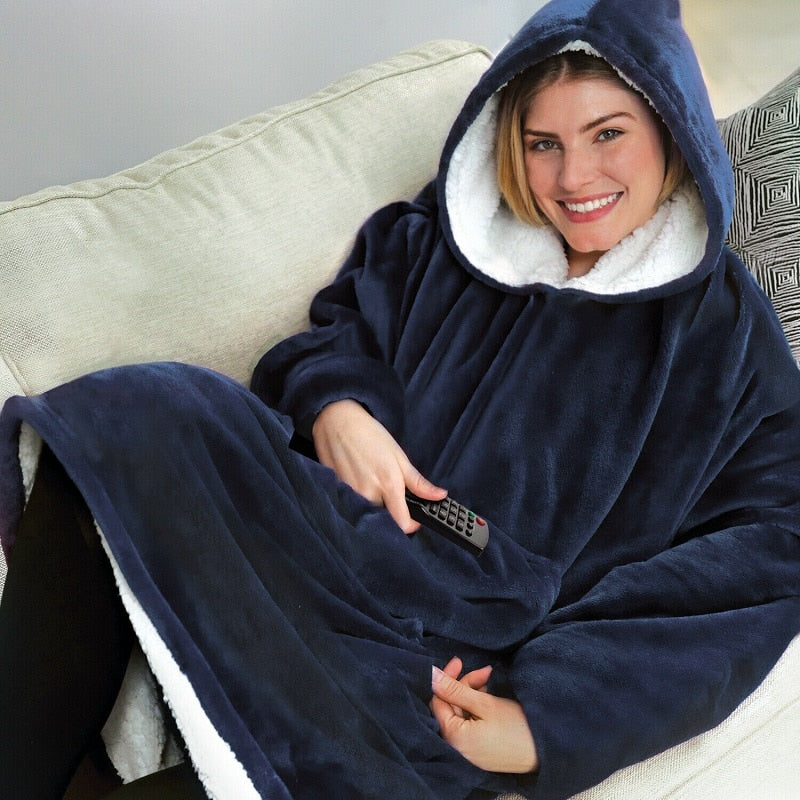 Wearable Blanket with Sleeves