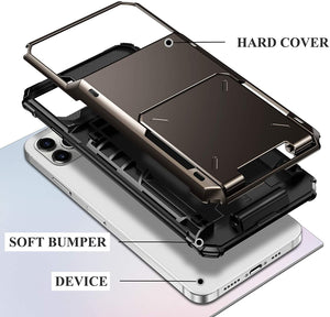 iphone 8 case with card holder plastic
