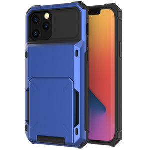 iphone 8 case with card holder blue