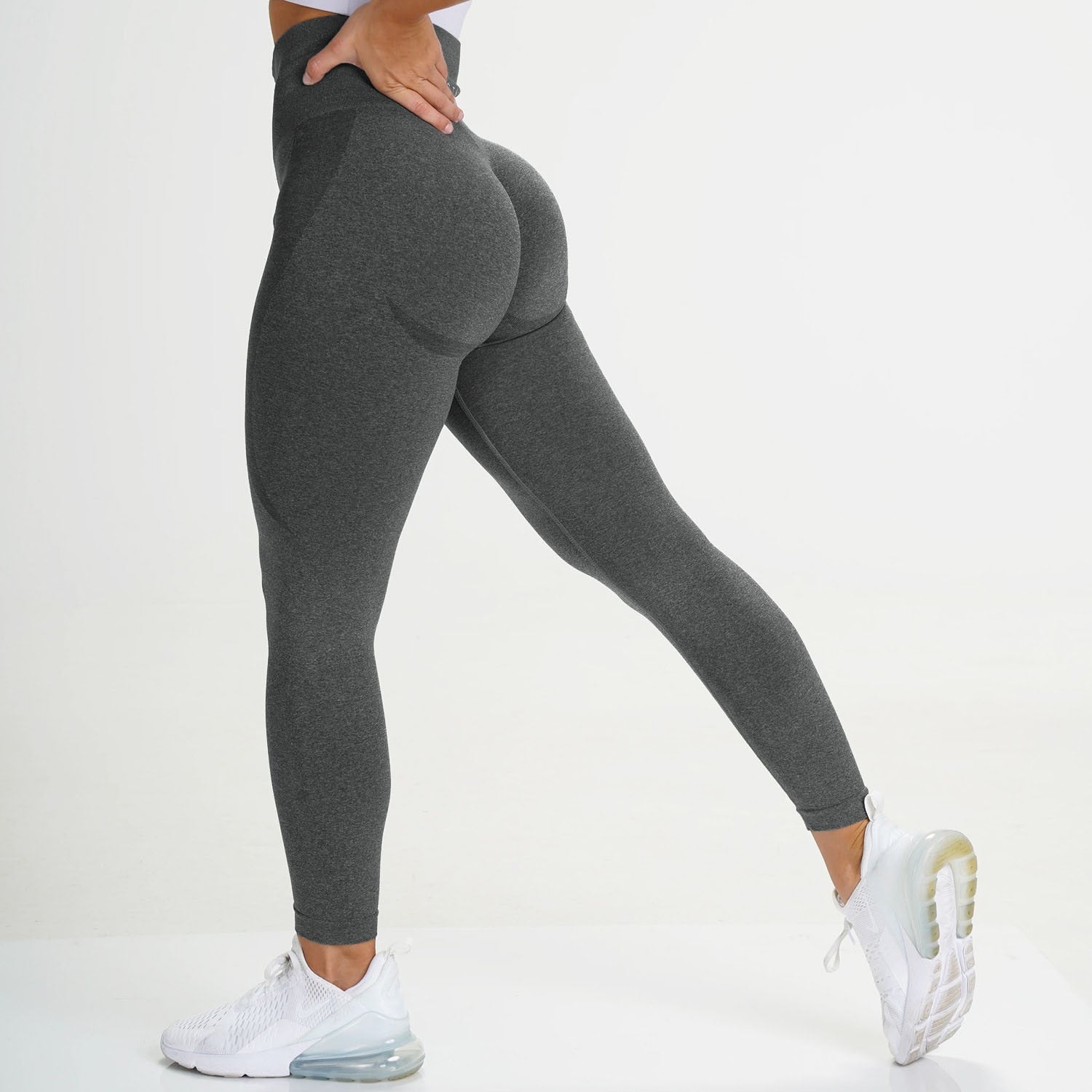 Women’s High Waist Seamless Leggings Ankle Yoga Pants Squat Proof