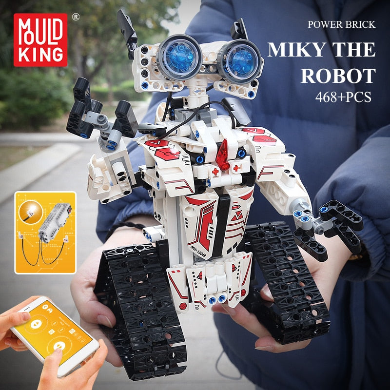 Voice Remote Control Robot | MOULD KING | Building Blocks Robot 468 Pcs