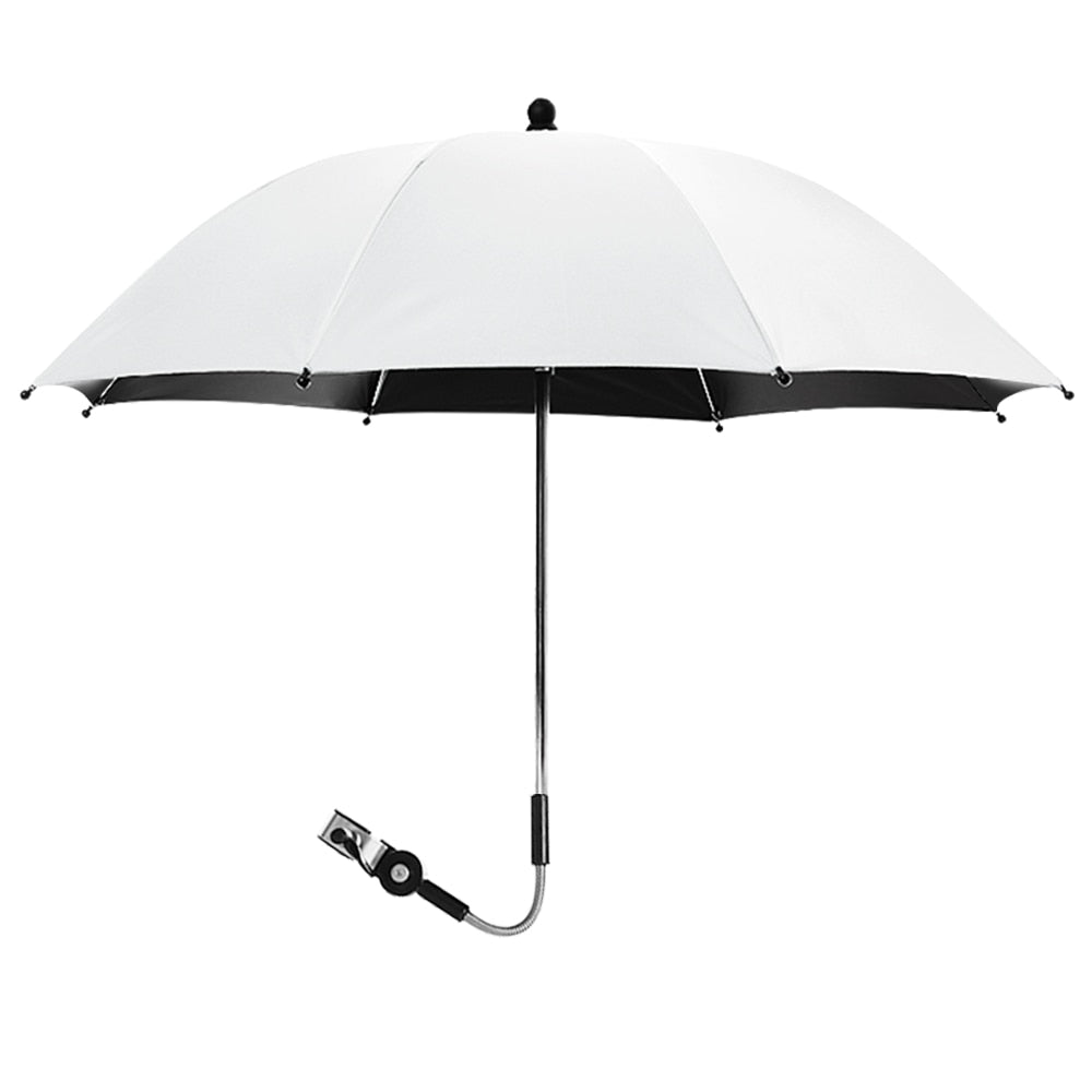 white umbrella for baby stroller