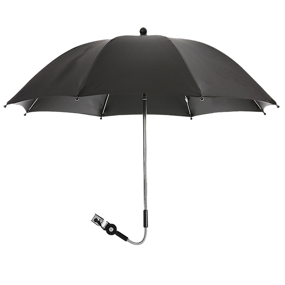 black umbrella for baby stroller