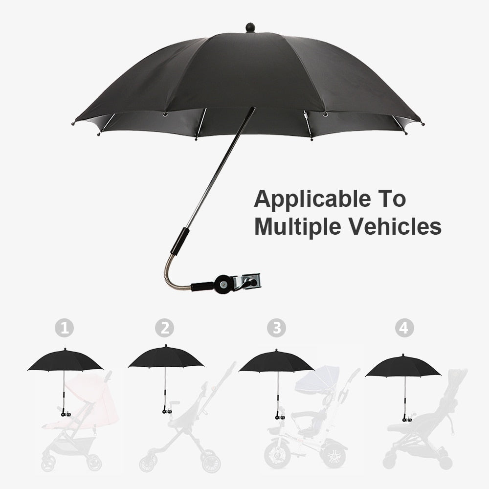 this umbrella is applicable to various baby stroller types