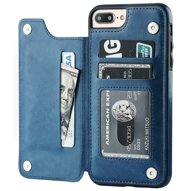iphone 8 cardholder cases blue