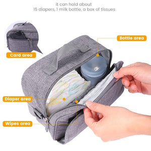 Baby Diaper Bag Mom Storage Bag Travel Newborn Nappy Bag Diaper Organizer For Infant