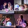 Lighting Moon Lamp With Timing | Galaxy Lamp 7.9 inch 16 Colors LED | 3D Moon Light Remote & Touch Control | Lava Lamp | Moon Night Light
