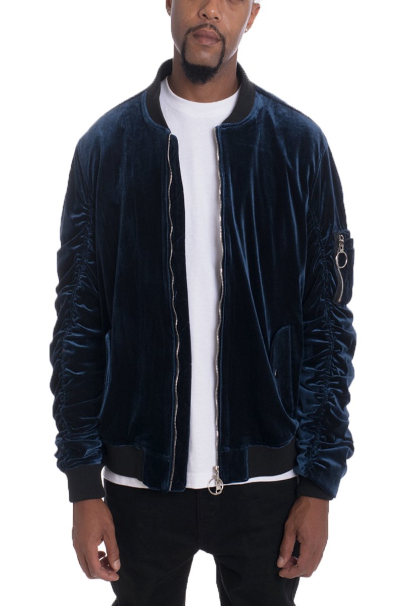 VELOUR BOMBER