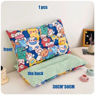 Comfortable Cartoon Infant Support Prevent Anti Roll Baby Pillow