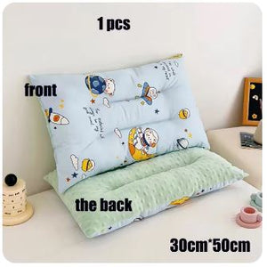 Comfortable Cartoon Infant Support Prevent Anti Roll Baby Pillow