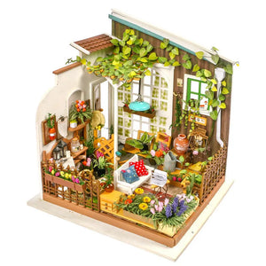 miniature diy garden for dollhouse