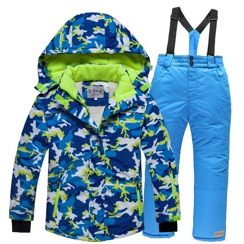 blue snowsuit - Cozy & confident under the coldest skies: Arctic-Ready comfort & protection.