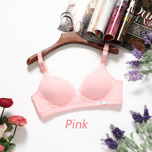 nursing bra color light pink 34b