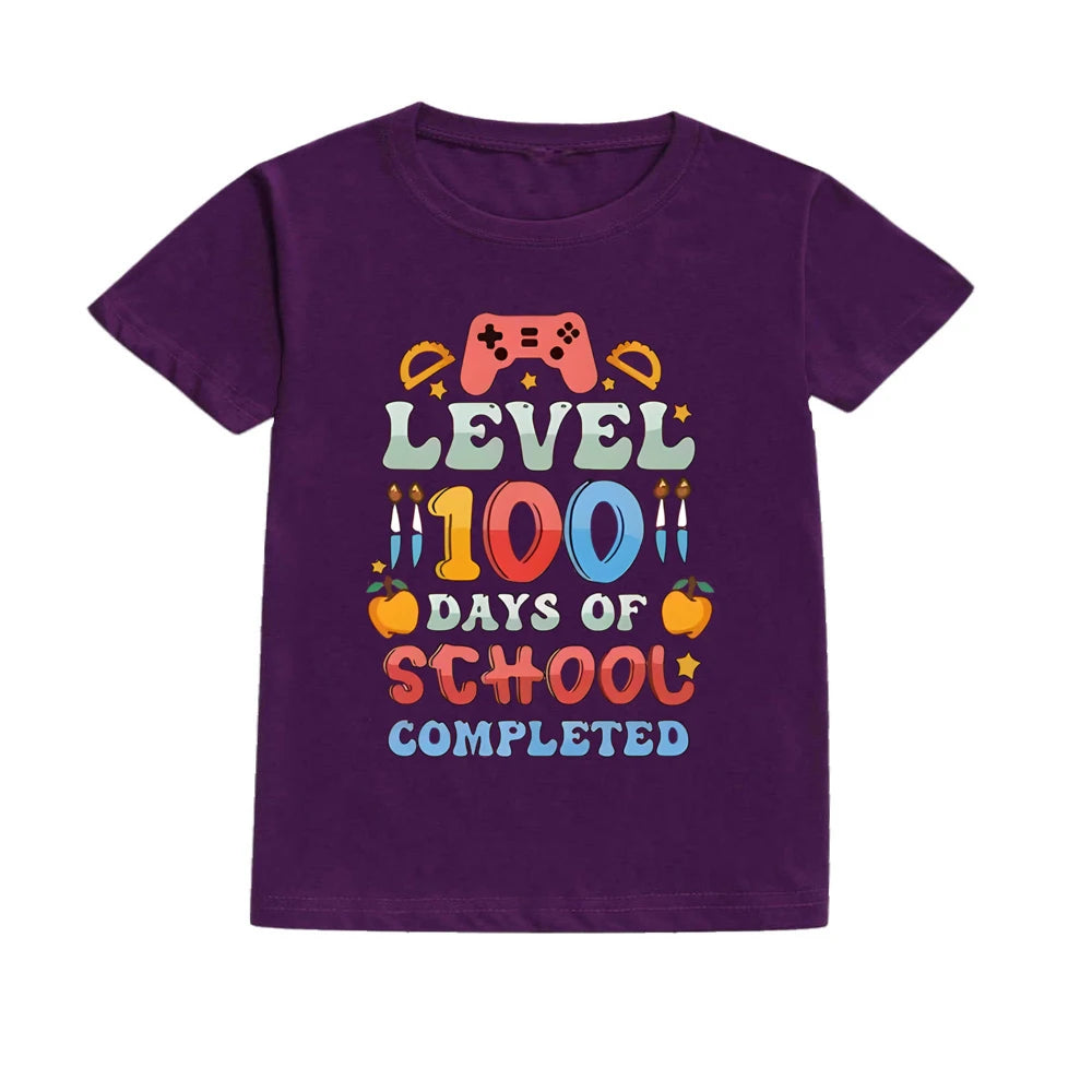 100 Days of School T-Shirt for Kids