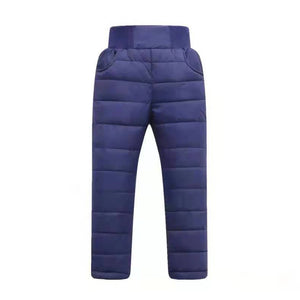 navy blue | Cotton Padded Trousers for Boys and Girls 12 years old