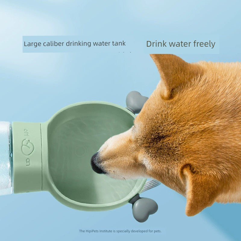 Dog Outing Water Cup Portable Drinking Water Apparatus Pet Water Bottle Walking Dog Drinking Cup