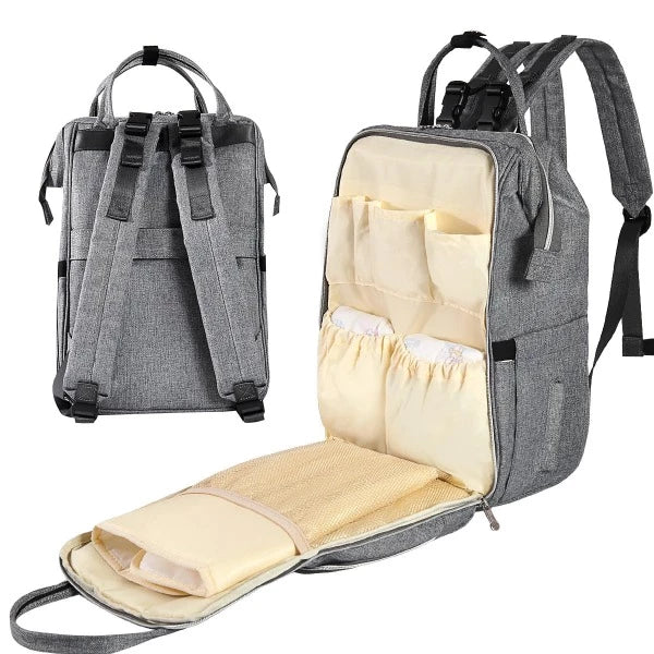  Diaper bag for smart parents front view and back view