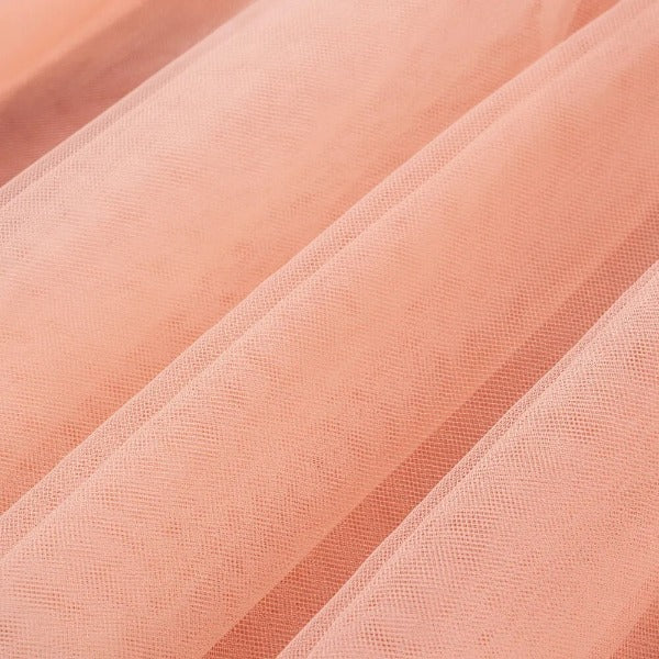 this picture is taking a closer look at tutu dree fabrics of toddler girl dresses color pink
