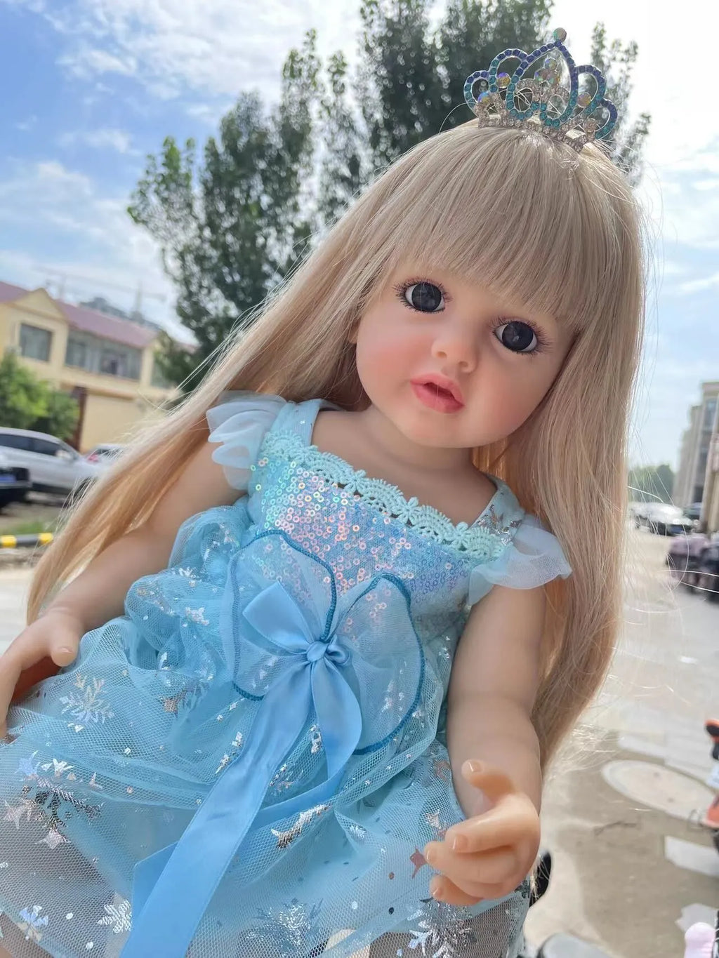 All Silicone Babydoll| Dolls For 3 Year Olds | Toddler Girl Doll 22''