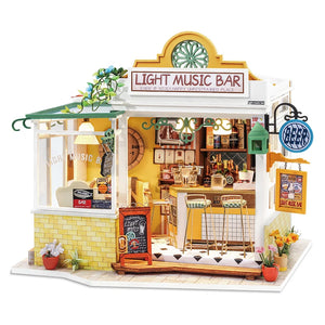 diy dollhouse miniature light music bar