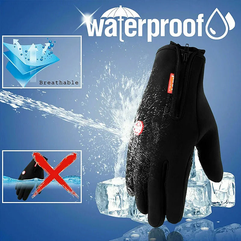 water- and windproof gloves for winter