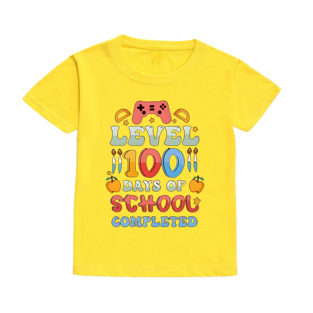 100 Days of School T-Shirt for Kids