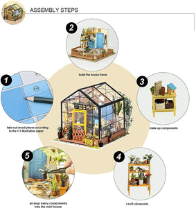 diy dollhouse Step-by-step Assembly Instructions