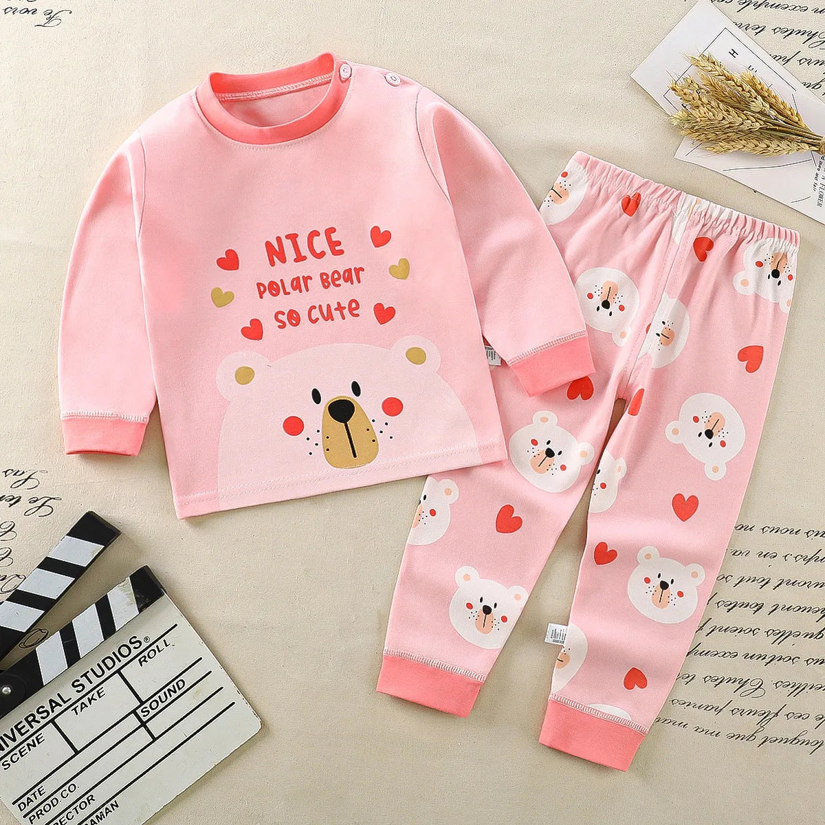 girls pink pajamas