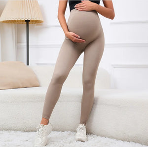 gray Pregnant Women's Yoga Sports Leggings
