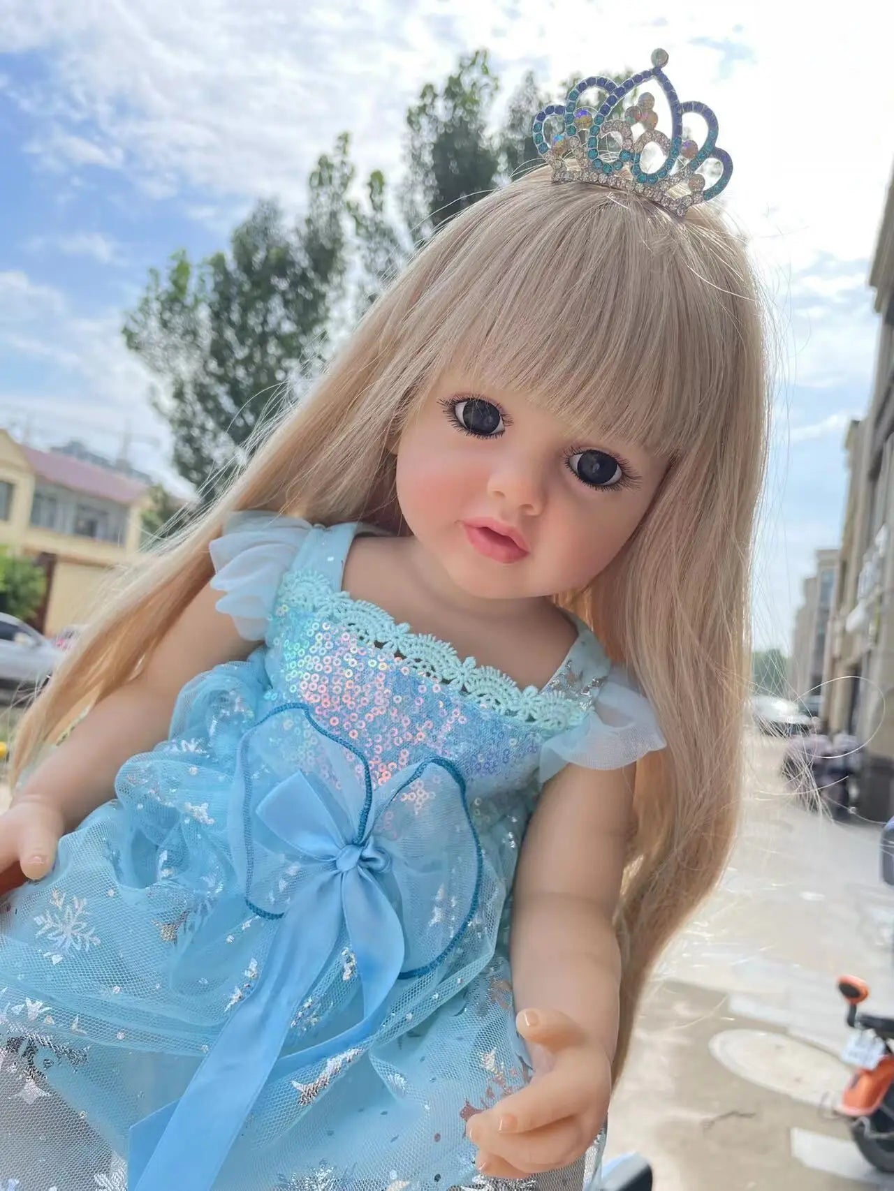 All Silicone Babydoll| Dolls For 3 Year Olds | Toddler Girl Doll 22''