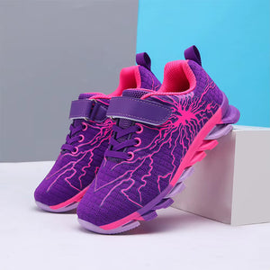 Lightweight Graffiti Kids' Fitness Cross Training Shoes