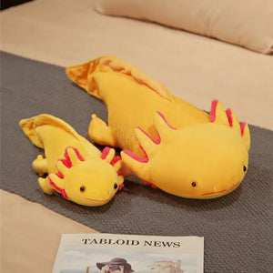 our axolotl plushies come in 2 sizes 18'' and 31''
