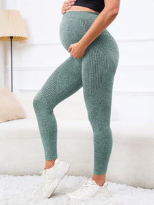 Pregnant Women's Thin Bottoming Pants Spring Summer New Maternity High Elastic Belly Support Pants