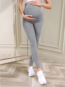 Maternity Leggings Over The Belly Full Length Pregnancy Yoga Pants Active Wear Workout