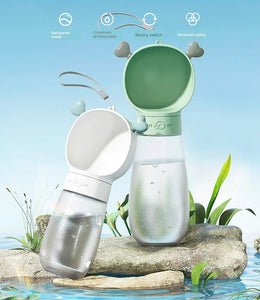 Dog Outing Water Cup Portable Drinking Water Apparatus Pet Water Bottle Walking Dog Drinking Cup