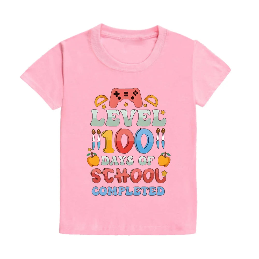 100 Days of School T-Shirt for Kids