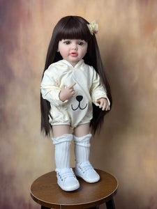 silicone full body standing doll