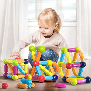 Magnetic Building Sticks | Magnetic Build Blocks | Edicational Toys
