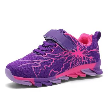 Lightweight Graffiti Kids' Fitness Cross Training Shoes