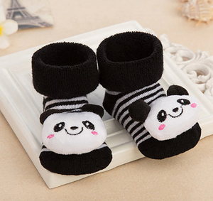 Baby Socks with 3D Design, 6 Pack