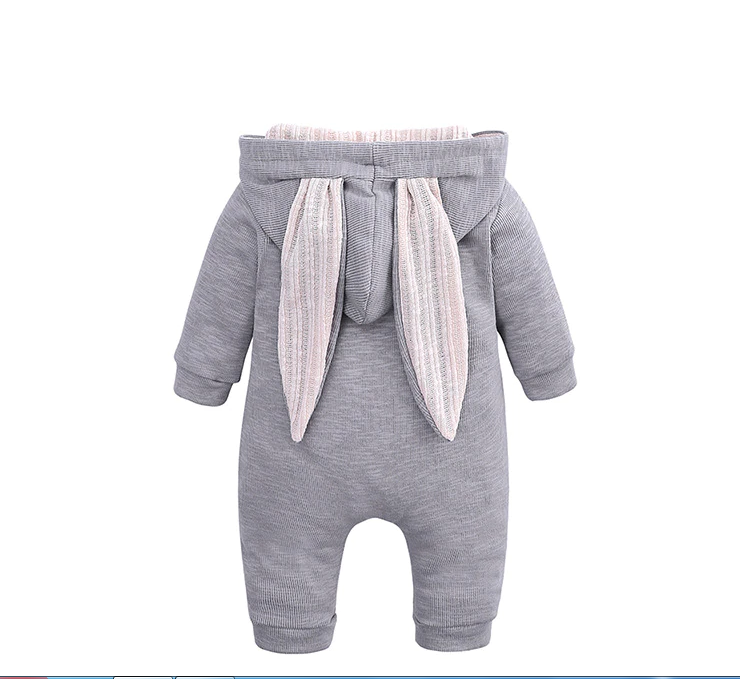 Hooded Baby Coveralls,  Baby Rompers, Baby Onesie, Baby Overall with Ears
