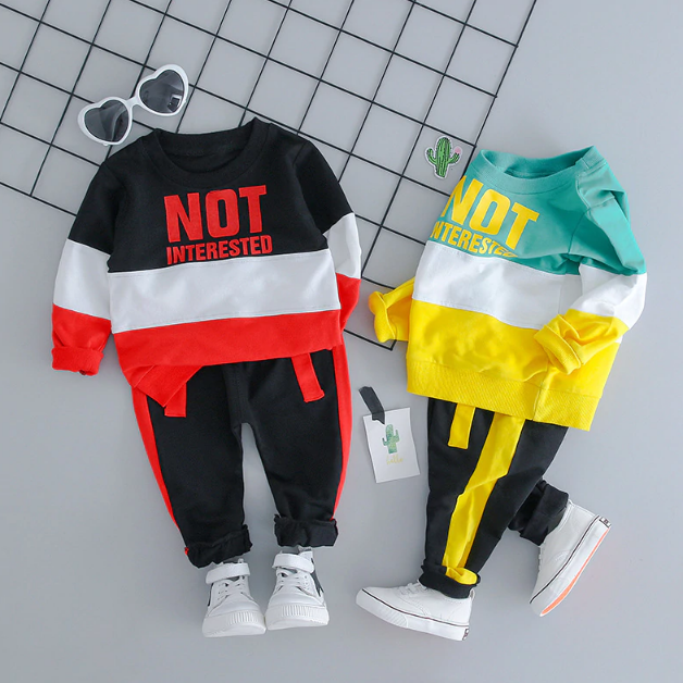 Candy Color Baby Tracksuit