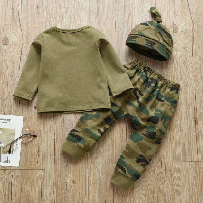 Baby Boy Clothes Set Camo