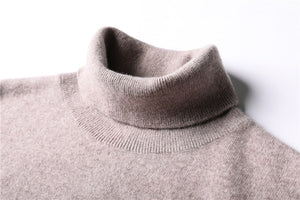 wool high neck sweater doen't itch