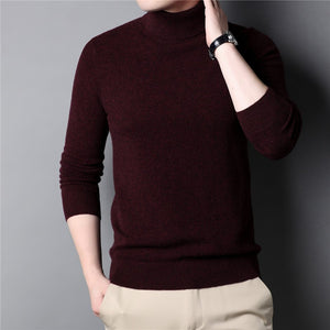 merino wool turtleneck mens highlights your masculinity and self-confidence